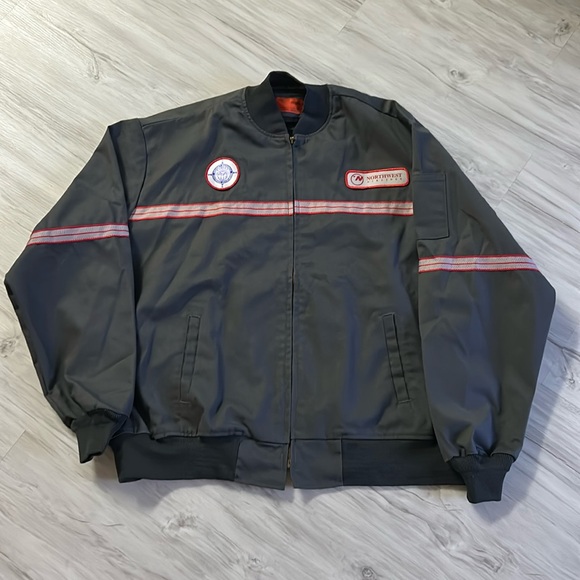 🖤NEW💕Northwest Airlines Official Employee Jacket AMFA Made USA 3XL-R Men🔥 - Picture 1 of 15